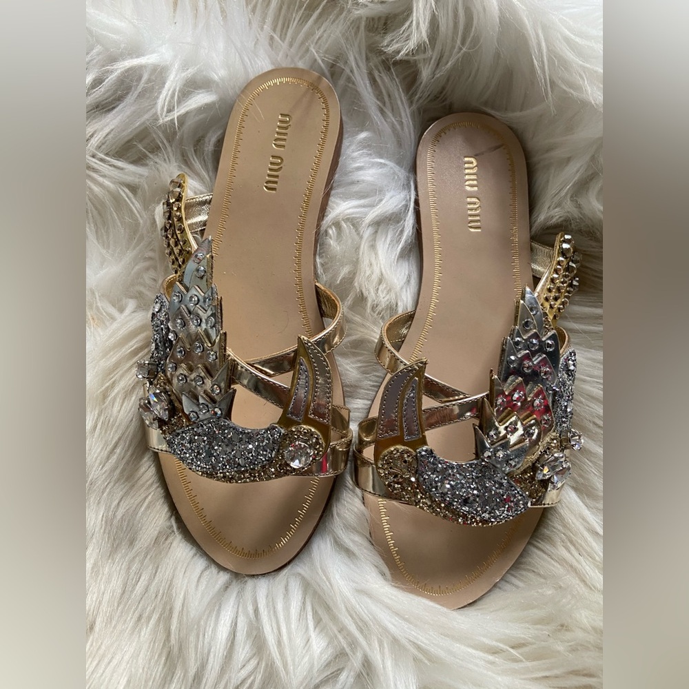 Miu miu women’s sandals size 35.5